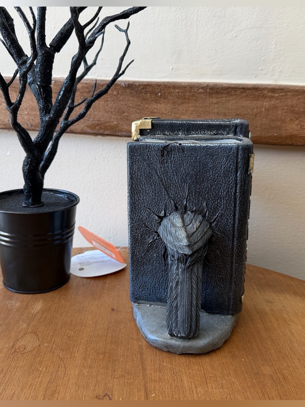 Potion Spell Book Prop — Black and Gold Decorative Accent - Picture 3 of 17